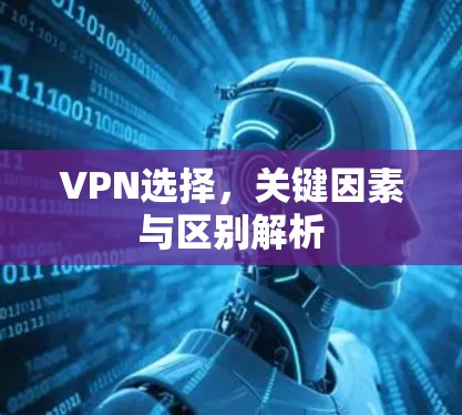 VPN选择，关键因素与区别解析
