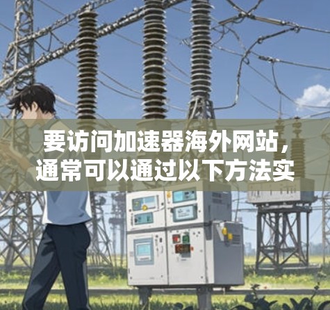 要访问加速器海外网站,通常可以通过以下方法实现 要访问加速器海外网站,通常可以通过以下方法实现