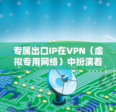 专属出口IP在VPN（虚拟专用网络）中扮演着关键角色，确保数据安全地通过专用网络传输。以下是对这一概念的详细解释
