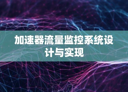 加速器流量监控系统设计与实现